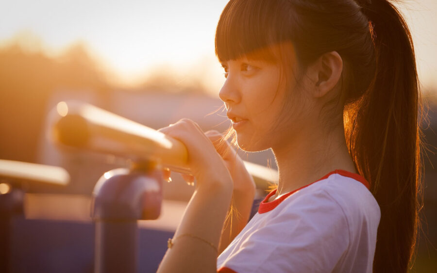 young girl athlete