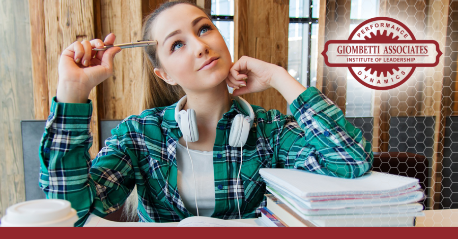 Image of student thinking for blog offering help for students preparing for college